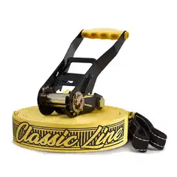 Decathlon Gibbon Slackline Classic XL set 25m tot 150kg van top kwaliteit aanbieding