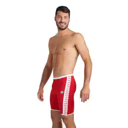 Decathlon Arena Zwemjammer Icons Solid Rood aanbieding