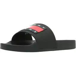 Decathlon Flip-flops Tommy Jeans Model Flag Pool Sld Ess Kleur Zwart aanbieding