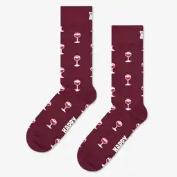 Decathlon Sokken Happy Socks Model Glass Of Wine Sock Kleur Bordeuax aanbieding