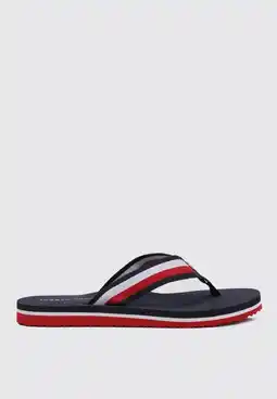 Decathlon Flip-flops Tommy Hilfiger Model Corporate Beach Sandal Kleur Blauw aanbieding
