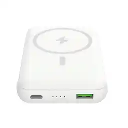 Decathlon Draadloze Power Bank Celly Wit aanbieding