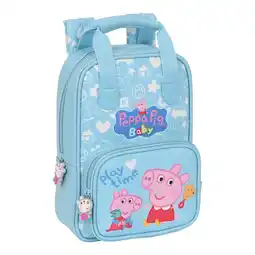 Decathlon Kinderrugzak Peppa Pig Baby Licht Blauw aanbieding