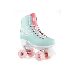 Decathlon Rolschaatsen Quad Script Grijs aanbieding