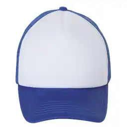 Decathlon Bubble Colour Block Baseball Cap (Wit/royaal blauw) aanbieding