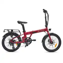 Decathlon Virum 2025 - Opvouwbare ultralichte e-bike 36V 10Ah - Sangria Rood aanbieding