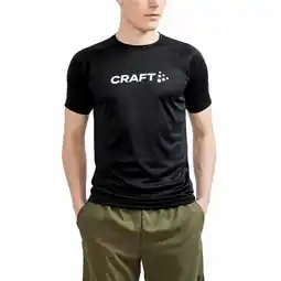 Decathlon T-Shirt met Korte Mouwen Craft Core Essence Logo Zwart aanbieding