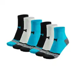 Decathlon Xtreme - Hardloopsokken - Unisex - 6-Pack - Blauw - Hardloopsokken heren aanbieding