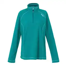 Decathlon Geweldige Outdoor Dames Montes Half Zip Fleece Top (Exotisch Pruim/Golfstroom) aanbieding