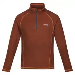 Decathlon Great Outdoors Heren Montes Fleece Sweater met Trechter Nek (Verbrand koper) aanbieding