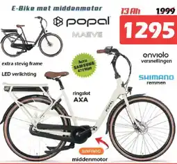 iTEK Popal E-Bike met middenmotor aanbieding