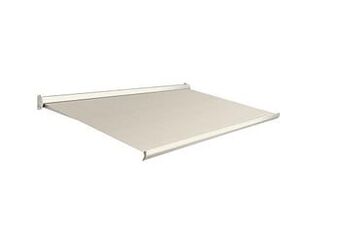 Makro Domasol Elektrische zonneluifel F10 550 x 250 cm zand/crème gestreept aanbieding