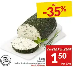 Intermarché Rians kaas roulé aanbieding