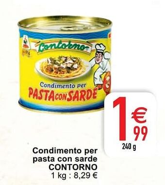 Cora Condimento per pasta con sarde contorno aanbieding