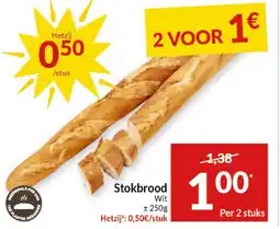 Intermarché Stokbrood wit aanbieding
