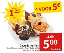 Intermarché Gevulde muffins aanbieding
