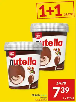 Intermarché Nutella ljs in pot aanbieding