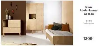 Baby & Tiener Quax kinder kamer cocoon bed + 3-deurskast aanbieding