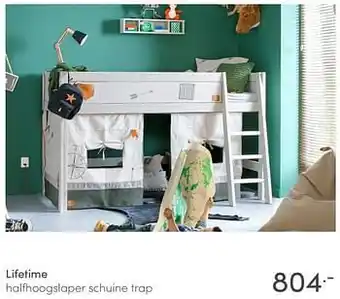 Baby & Tiener Lifetime halfhoogslaper schuine trap aanbieding