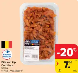Carrefour Pita van kip carrefour aanbieding
