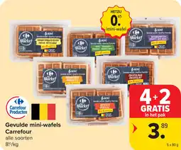 Carrefour Gevulde mini-wafels carrefour aanbieding