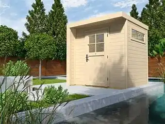 Brico Weka tuinhuis 262 205x209cm aanbieding