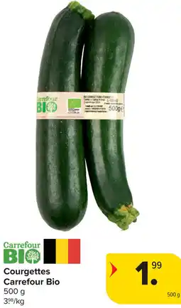 Carrefour Courgettes carrefour bio aanbieding