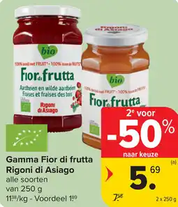 Carrefour Gamma Fior di frutta Rigoni di Asiago aanbieding