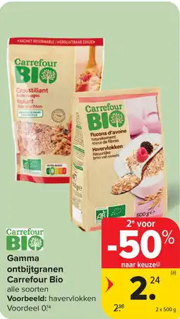 Carrefour Gamma ontbijtgranen carrefour bio aanbieding