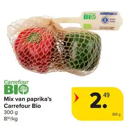 Carrefour Mix van paprika's carrefour bio aanbieding