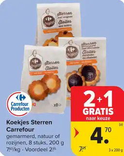 Carrefour Koekjes sterren carrefour aanbieding