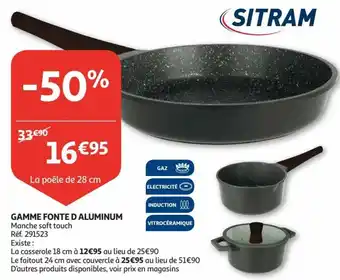 Auchan Gamme fonte d aluminum aanbieding