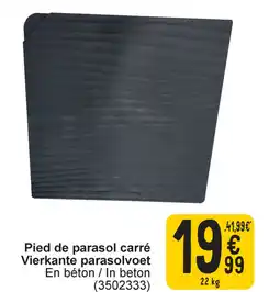 Cora Vierkante parasolvoet aanbieding