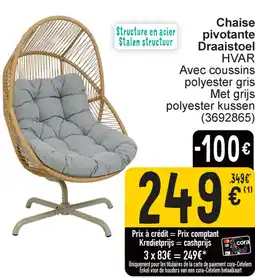 Cora Draaistoel hvar aanbieding