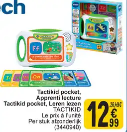 Cora vtech Tactikid pocket, Leren lezen aanbieding
