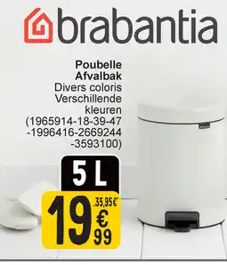 Cora Brabantia afvalbak aanbieding