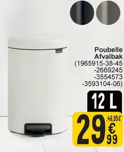 Cora Brabantia afvalbak aanbieding