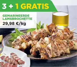 Renmans Gemarineerde lamsbrochette aanbieding