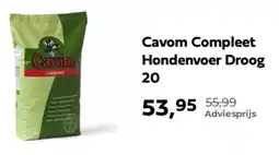 Plein.nl Cavom Compleet Hondenvoer Droog 20 aanbieding