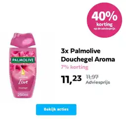 Plein.nl 3x Palmolive Douchegel Aroma aanbieding
