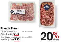 Sligro-M Ganda Ham aanbieding