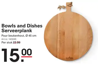 Sligro-M Bowls and Dishes Serveerplank aanbieding