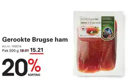 Sligro-M Gerookte Brugse ham aanbieding