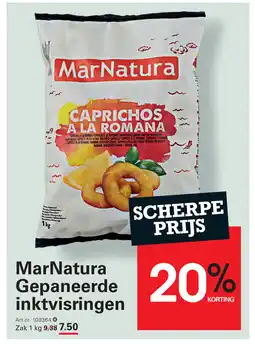 Sligro-M MarNatura Gepaneerde inktvisringen aanbieding