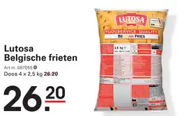 Sligro-M Lutosa Belgische frieten aanbieding