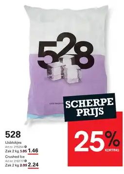 Sligro-M 528 IJsblokjes aanbieding