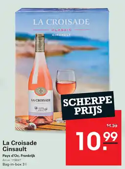 Sligro-M La Croisade Cinsault aanbieding