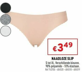 Trafic Naadloze slip aanbieding