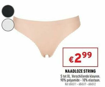 Trafic Naadloze string aanbieding