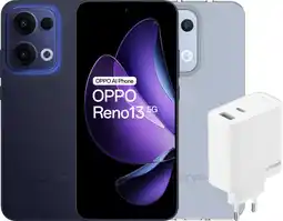 Coolblue OPPO Reno13 256 Go Bleu 5G + Pack d'Accessoires aanbieding